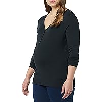 Amazon Essentials Women's Maternity Nursing Slim-Fit Henley Shirt
