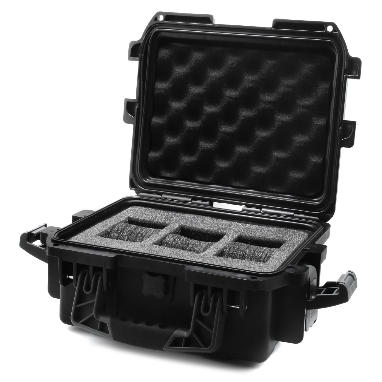 Invicta IG0097-SMIS-B 3 slot Black Plastic Watch Box Case