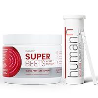 HumanN SuperBeets Black Cherry Powder & N.O. Indicator Test Strips