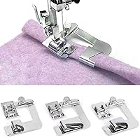 6Pcs Sewing Rolled Hemmer Foot, 3mm-8mm Wide Narrow Rolled Hem Sewing  Machine Presser Foot Kit, Seam Guide for Sewing Machine 