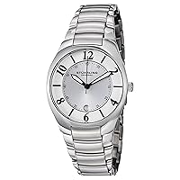 Stuhrling Original Men's 112G.33112 Classic Ascot Regalia Swiss Quartz Date Silver Tone Bracelet Watch