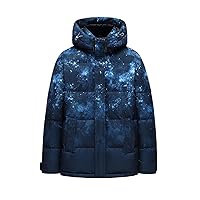 Men's Casual Hooded 90% White Duck Down Jackets Winter Thick Warm Puffer Coats Outdoor Streetwear Down Parkas Clothing