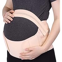 CUSMA Maternity Belt, Prenatal Belly Brace for Relieve Hip And Pelvis Pain, Comfortable Lower Back & Pelvic Pregnancy Support Band,L