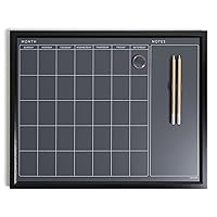 U Brands Magnetic Chalk Calendar Board, 20