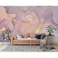 Golden Look Veins Purple and Pink Texture Peel and Stick Wallpaper 100''H x 150''W
