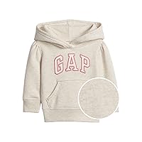 GAP Baby Girls' Playtime Favorites Logo Pullover Hoodie Hooded Sweatshirt