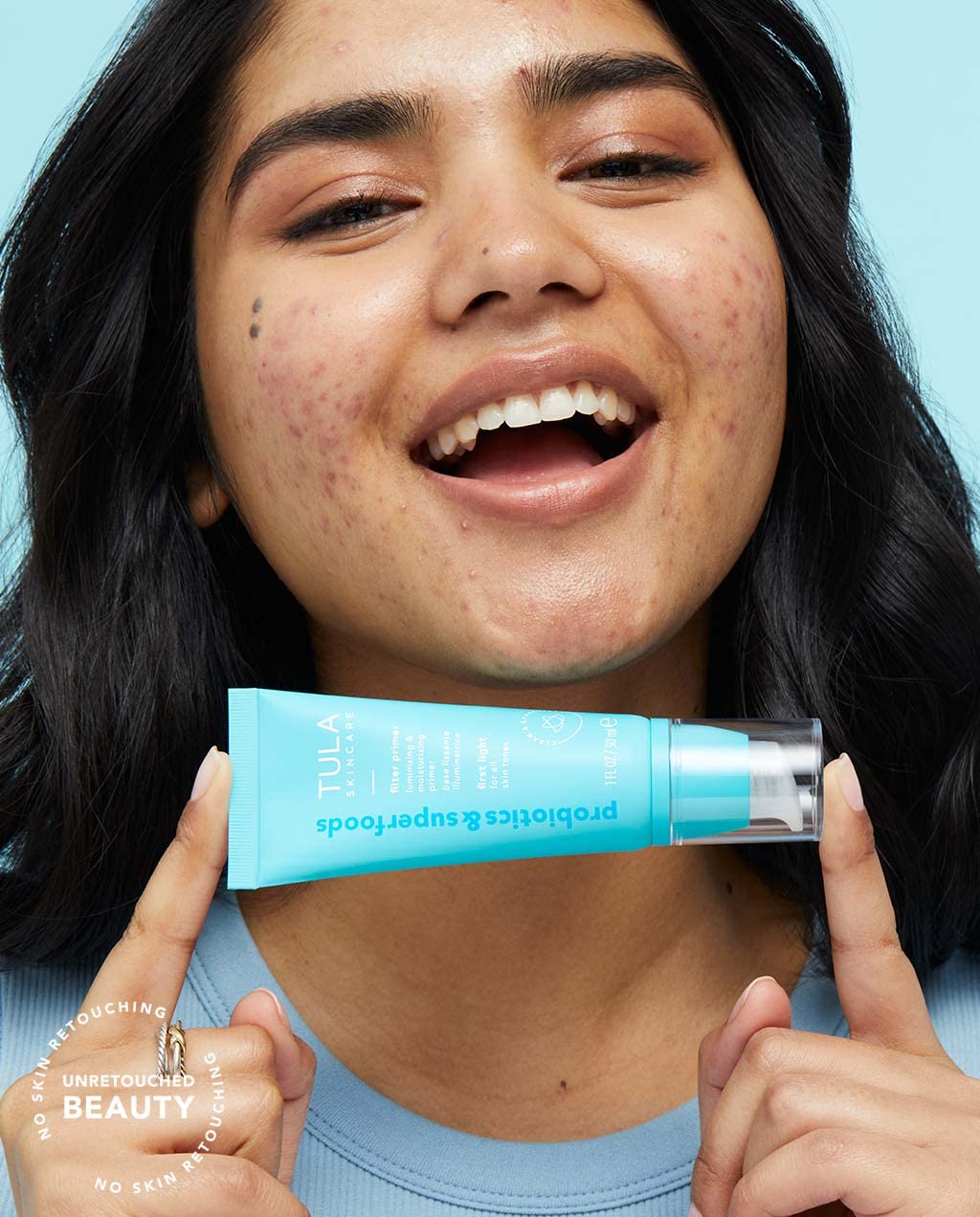 TULA Skin Care Face Filter Blurring and Moisturizing Primer - Original/Sunrise, Evens the Appearance of Skin Tone & Redness, Hydrates & Improves Makeup Wear, 1fl oz
