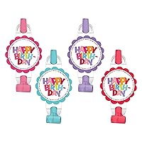 Amscan Blowouts - Pastel | Multi color Collection | 8 pcs | Birthday