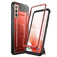 Case for Samsung Galaxy S23/S23 Plus/S23 Ultra, Heavy Duty Protective Case with Supports Wireless Charging and Kickstand Military Grade Shockproof Protective Case,Red,S23