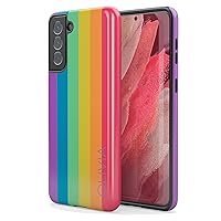 Custom Name Pride Rainbow LGBTQ Phone Case, Personalized Case, Designed for Samsung Galaxy S24 Plus, S23 Ultra, S22, S21, S20, S10, S10e, S9, S8, Note 20, 10