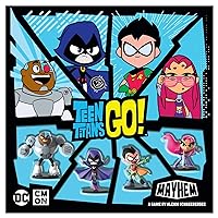CMON Teen Titans Go! Mayhem Board Game | Strategy Game Based on The Hit TV Series | Team-Based Combat Game for Adults and Kids | Ages 10+ | 2-4 Players | Average Playtime 30 Minutes | Made by CMON