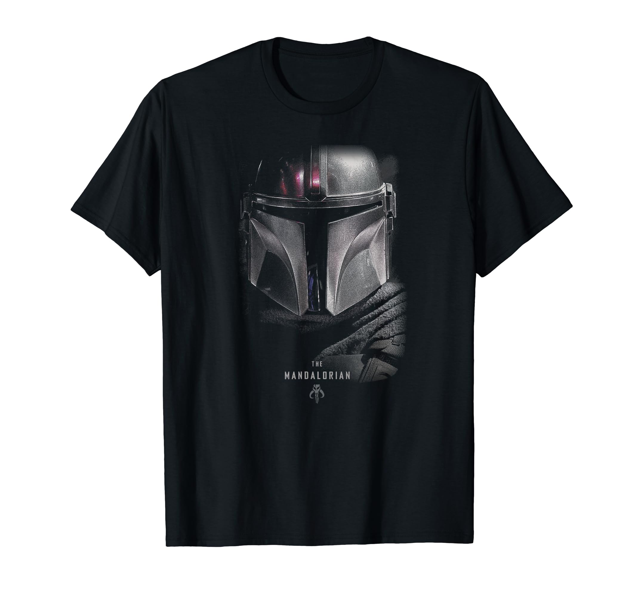 Star Wars The Mandalorian Dark Portrait T-Shirt