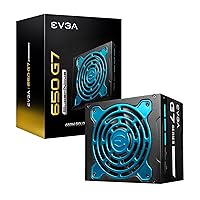 EVGA Supernova 650 G7, 80 Plus Gold 650W, Fully Modular, Eco Mode with FDB Fan, 10 Year Warranty, Includes Power ON Self Tester, Compact 130mm Size, Power Supply 220-G7-0650-X1