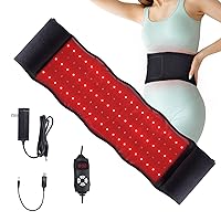 Red Light Therapy Belt for Body, 105 LEDs, 660NM & 850NM Infrared Light Therapy Wrap Device for Back Shoulder Neck Waist Muscle Pain Relief, Women and Men Gift