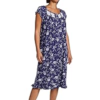 Eileen West Women's E60018 Tencel Modal Jersey Waltz Cap Sleeve Nightgown