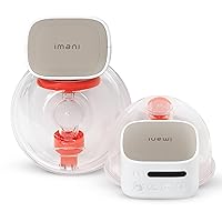 Legendairy Milk Wearable Breast Pump Hands-Free Electric Imani i2 Plus - Portable Leakproof Design, 2 Modes 10 Levels - 25mm Flange & 21mm Insert, 7oz per Cup - LCD Display Timer Auto Shut Off, 2 Pack