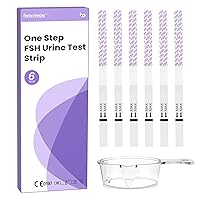 femometer FSH Menopause Test, Highly Sensitive FSH Test Strips, Help Understand Your Ovarian Reserve, Determine Your Fertility and Detect Menopause, Includes 6 FSH Tests, 1* User Manual, 1* Urine Cup