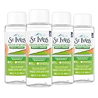 St. Ives Apricot AHA Exfoliating Vegan Facial Toner, 6.68 fl oz (Pack of 4)