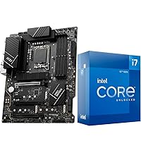 Micro Center Intel Core i7-12700K 12(8P+4E) Cores up to 5.0 GHz Unlocked LGA 1700 Desktop Processor with Integrated Graphics Bundle with MSI PRO Z790-P WiFi DDR5 ProSeries Motherboard