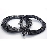 75 ft (2 Pieces 50 ft, 25 ft) Remote Extension Cables for LANC, DVX and Control-L Cameras and Camcorders from Canon, Sony, JVC, Panasonic