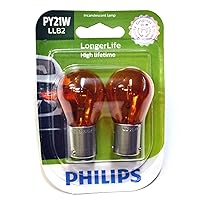 Philips 12496 LongerLife Miniature Bulb, 2 Pack