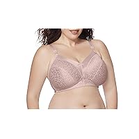 Just My Size Wireless Bra Pack, Full Coverage, Leopard Satin, Wirefree Plus-Size Bra, (Sizes from 32C to 50DD)