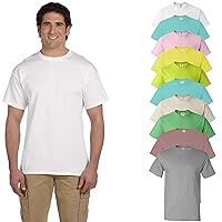 Men's Heavy Cotton T-Shirt Multipack Make Your Own Color Set of Tees