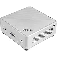 MSI Cubi 5 Mini PC: Intel Core i3-10110U, 8GB Memory, 256GB SSD, WiFi 5, BT 5.1, USB Type-C, Dual Display, Silent, White, Windows 10 Home (10M-269US)
