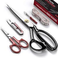 LIVINGO 8 Professional Heavy Duty Tailor Fabric Scissors, Dressmaker  Sewing Classic Stainless Steel Ultra Sharp Forged Shears, Bent