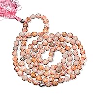 Mala Beads Necklace, Gemstone Mala Bracelet, Buddhist Prayer Beads Necklace, Tassel Necklace, Knotted Necklace, 108 Japa Mala, Healing Necklace, Gift For Her