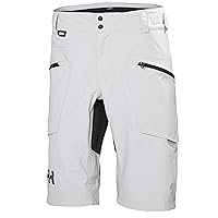 Helly-Hansen Men's HP Foil Waterproof Breathable Helly Tech Sailing Shorts, Grey Fog, Large