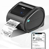 Bluetooth Thermal Label Printer 4x6 - D520BT Thermal Shipping Label Printer for Small Business, Wireless Label Printer for Shipping Packages, Compatible with USPS, Shopify, Amazon