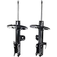 Evan Fischer Front, Driver and Passenger Side Set of 2 Shock Absorber and Strut Assembly Compatible with 2011-2016 Scion tC, Fits 2012-2017 Toyota Prius V