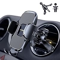 Phone Holder for Car [Horizontal & Vertical & Circle Friendly] Universal Stable Car Phone Mount Air Vent Holder Cradle Case Friendly Fits for iPhone 14 13 pro max Samsung S22 Ultra Smartphone