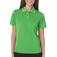 UltraClubs Women's ULTC-8445L-Cool & Dry Stain-Release Performance Polo, red X-Large