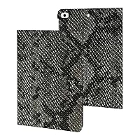 Black and Grey Snake Skin Pattern Slim Case Compatible with ipad Mini 1/2/3/4/5 (7.9in) Shockproof Waterproof Protective Cover Stand