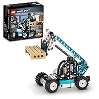 LEGO Technic 2 in 1 Telehandler 42133 Forklift to Tow Truck Toy Models, Construction Truck Building Set, Toys for Kids, Boys and Girls Aged 7 Plus