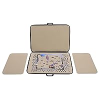 Large Portable Puzzle Table - Zip-Up 1000pc Jigsaw Puzzle Carry Case with Puzzle Organizer Trays and Puzzle Mat for Convenient Puzzle Storage