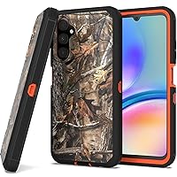 CoverON Rugged Designed for Samsung Galaxy A05s Case, Heavy Duty Constuction Military Grade A Etched Grip Hybrid Rigid Armor Skin Cover Fit Galaxy A05s Phone Case - Camo