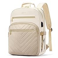 BOSTANTEN 15.6 Inch Laptop Backpack for Women- College Teacher Computer Bag Travel Backpack Purse with USB Charging Port