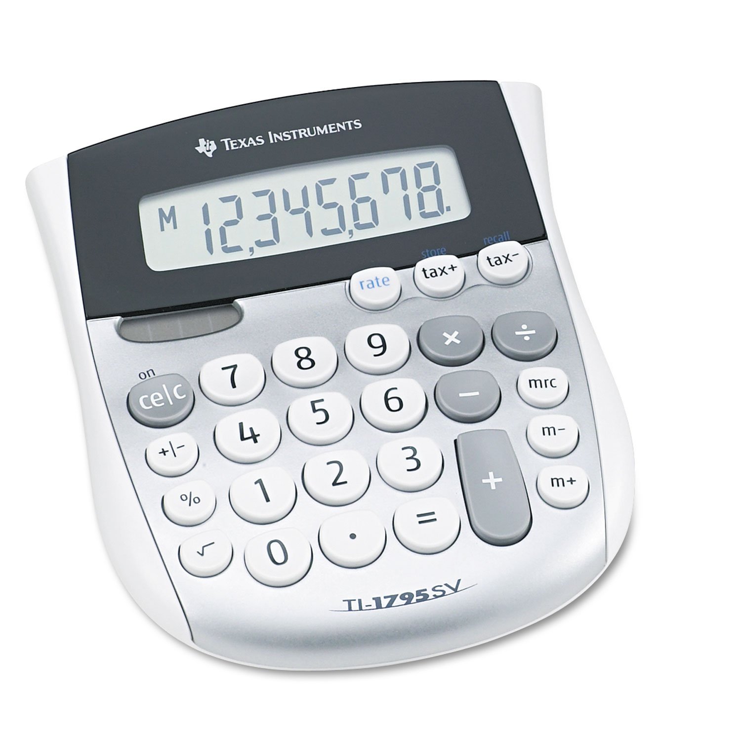 Texas Instruments TI1795SV TI-1795SV Minidesk Calculator, 8-Digit LCD