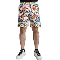 Dolce & Gabbana Majestic Majolica Print Bermuda Men's Shorts Multicolor