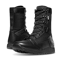 Danner Tachyon 8” Tactical Boots for Men - Waterproof Full-Grain Leather & 500D Nylon with Speed Lace, Comfort Footbed, and Non Slip Traction Outsole