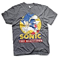 The Hedgehog Officially Licensed Fast Sonic - Mens T-Shirt
