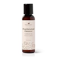 Fractionated Coconut Oil for Skin, Hair, Body, Diluted Essential Oils, 100% Pure, Natural Moisturizer, Massage & Aromatherapy Liquid Carrier Oil 2 oz