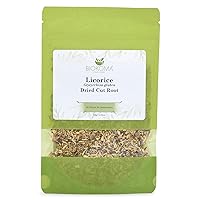Pure and Natural Biokoma Licorice Dried Cut Root 50g (1.76oz) In Resealable Moisture Proof Pouch