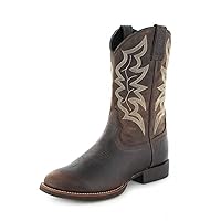 Justin Men's Buster Stampede Cowboy Boot Round Toe