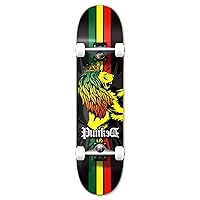 Yocaher Punked Complete Skateboard 7.75