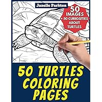 50 Turtles Coloring Pages for Kids and Adults: +50 Amazing Facts about Turtles. Coloring Book for Children and Grown-Ups. Color and Learn with Janelle - Animals - Vol. 18 50 Turtles Coloring Pages for Kids and Adults: +50 Amazing Facts about Turtles. Coloring Book for Children and Grown-Ups. Color and Learn with Janelle - Animals - Vol. 18 Paperback