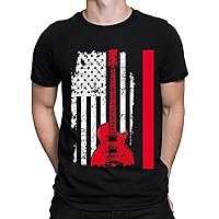 Mens Independence Day Flag is Fashionable Casual Soft and Comfortable Small Printed Cotton T Shirt and T Shirts